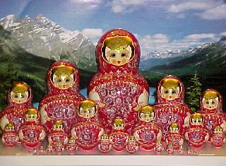 largest set of matryoshka dolls